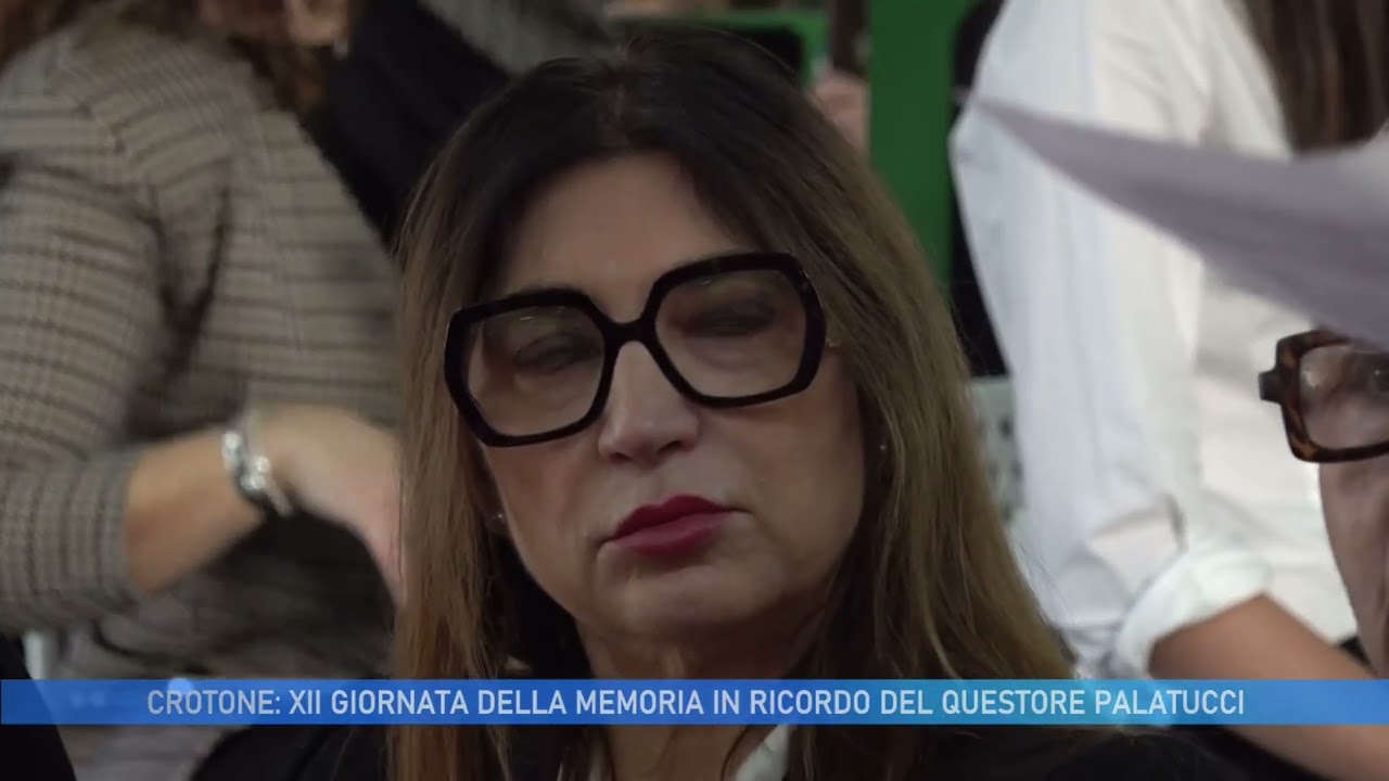 CROTONE XII GIORNATA DELLA MEMORIA IN RICORDO DEL QUESTORE PALATUCCI