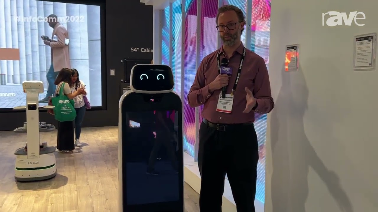 InfoComm 2022: LG Electronics Demos CLOi GuideBot, a Wayfinding Robot That Literally Escort Users