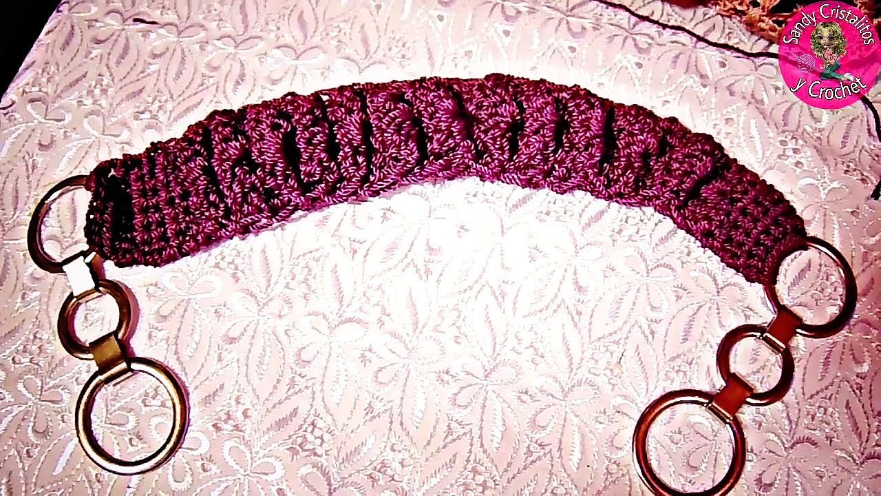 Asa a Crochet plisada muy fácil.