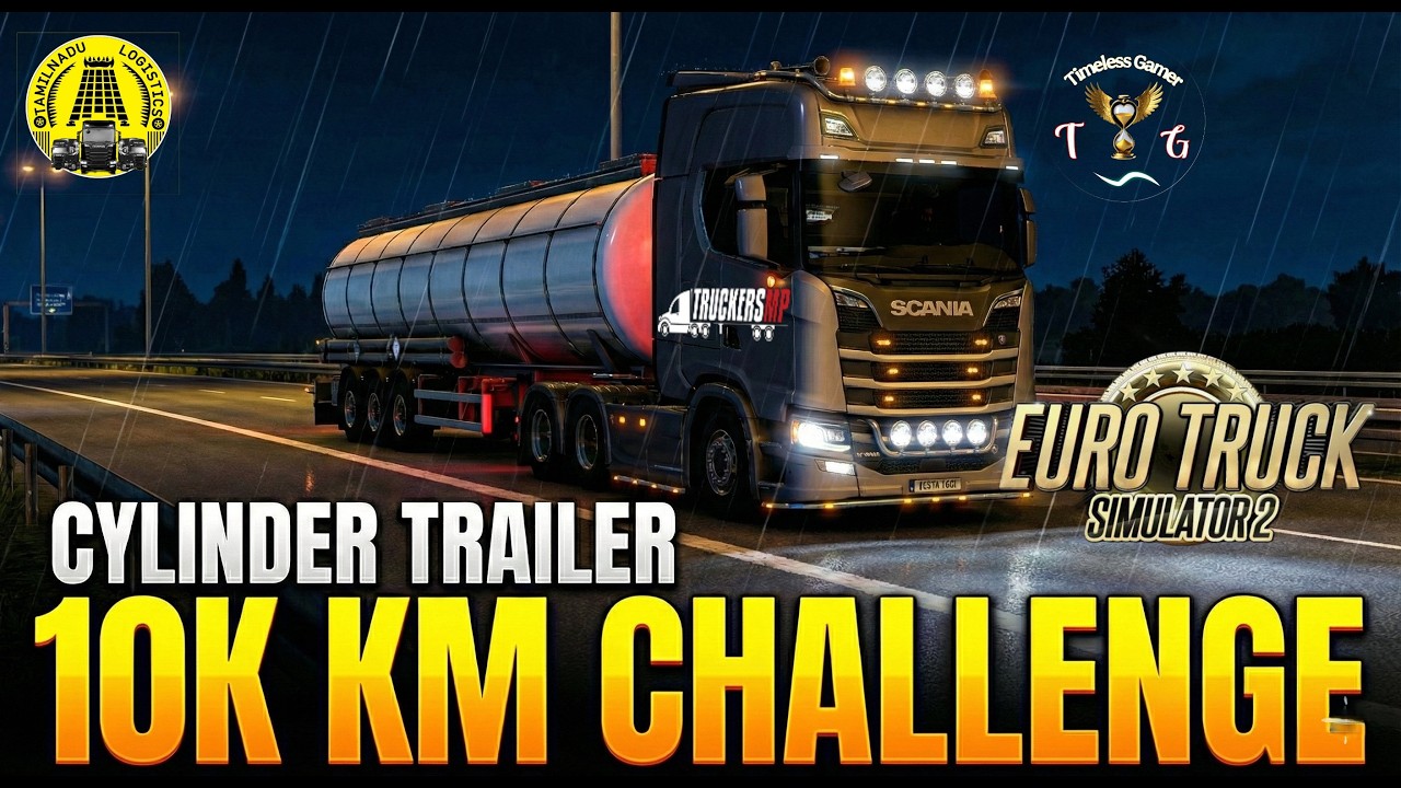 Danger Ahead! ☠️ | Sulphuric Acid Transport - Day 2 | Tamilnadu Logistics Challenge | Timeless Gamer