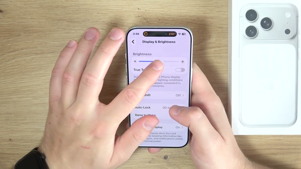How to Adjust Screen Brightness on iPhone 18 Pro Max