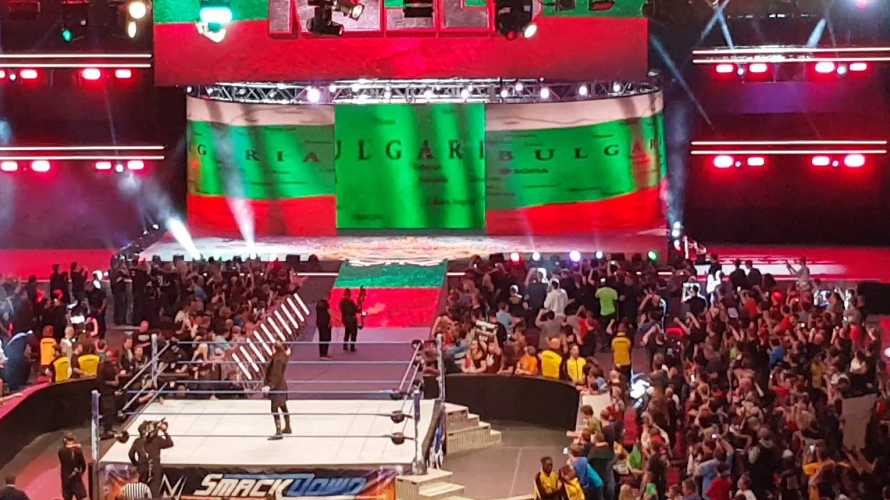 Rusev Entrance Manchester Smackdown Live 2017