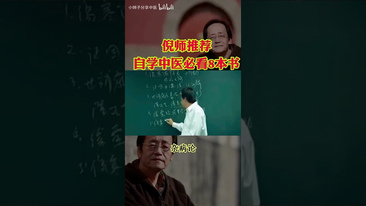 倪师推荐自学中医必看8本书
