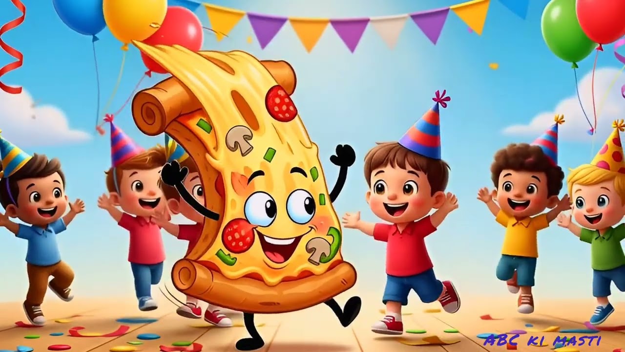 A to Z Food Dance 🍔 | Alphabet Song for Kids |#kidslearning #rhymes #nurseryrhymes #abcd #animation
