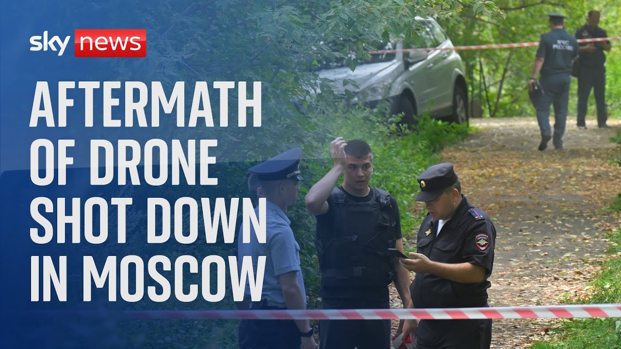 Russians shoot down drone in Moscow