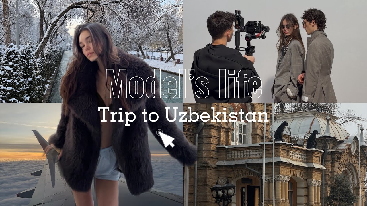 1 day of a MODEL life // VLOG // Trip to Uzbekistan for a shooting