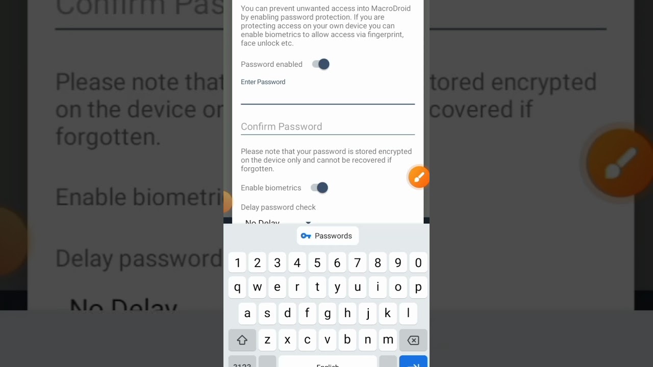 macrodroid setting
