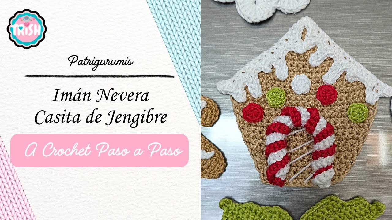 El Crochet Más Bonito para Esta Navidad: Casita de Jengibre Fácil 😍