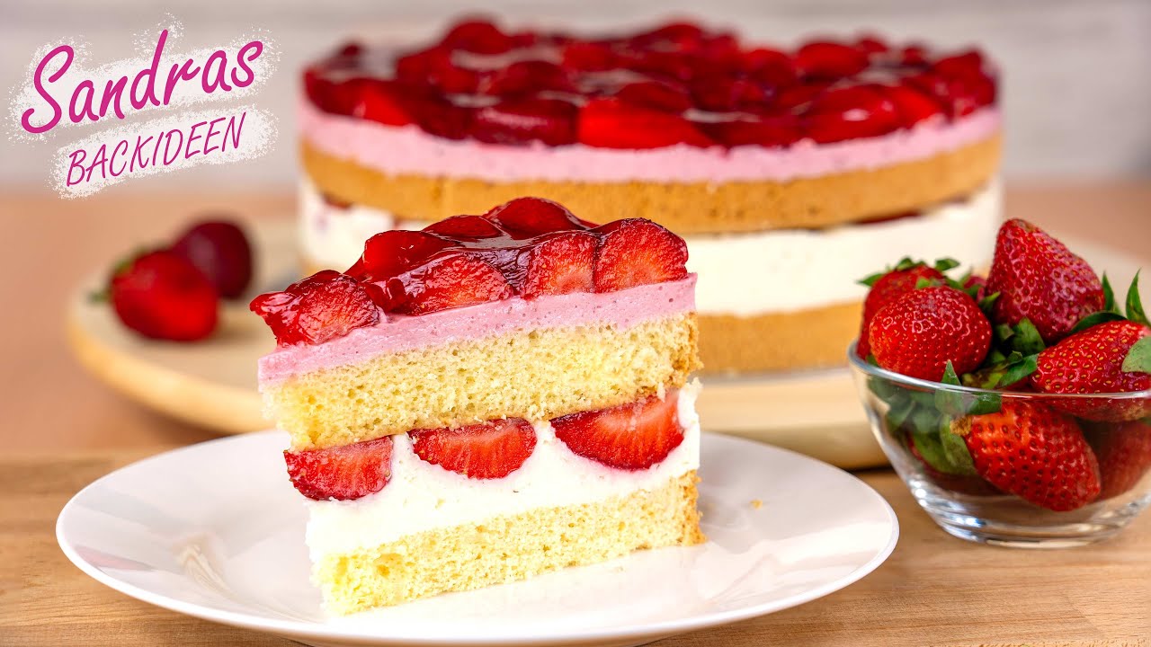 Что можно сделать с 1 кг клубники. 🍓🍓🍓 Клубничный торт с творожным кремом