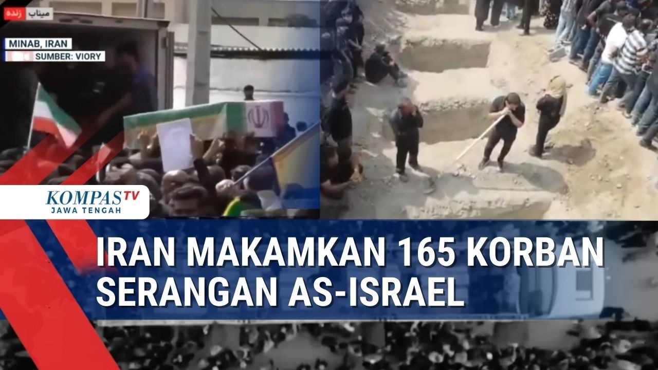 Iran Makamkan 165 Korban Serangan AS-Israel