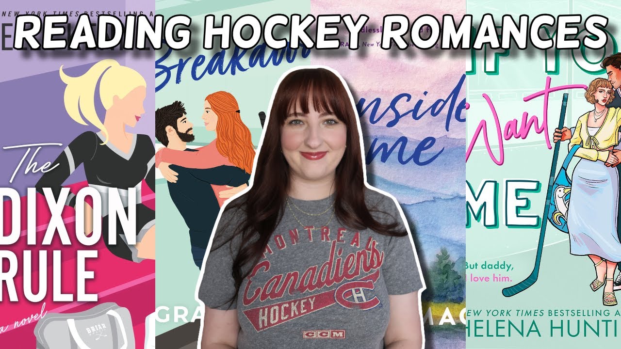 reading some hockey romances🏒⛸️❄️ | *spoiler free* reading vlog