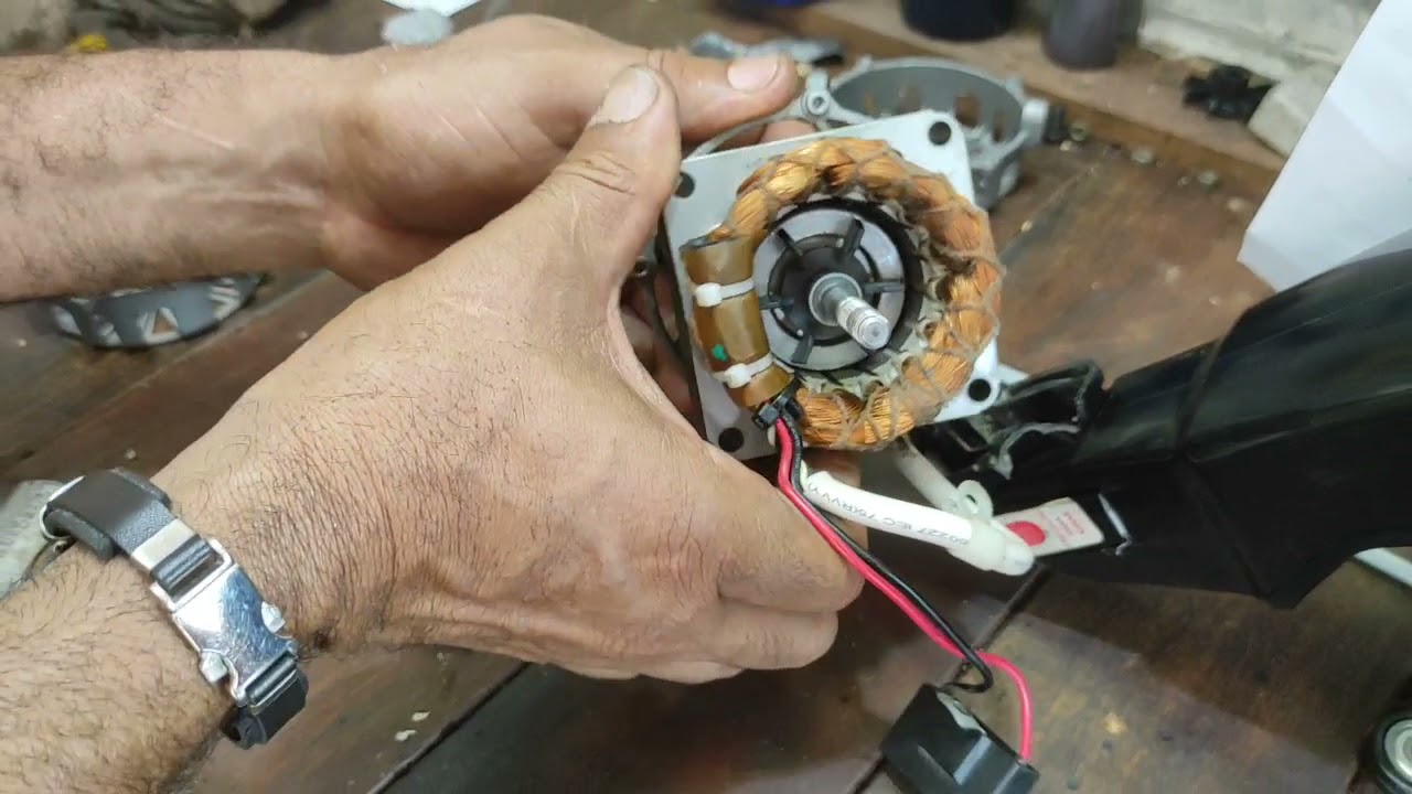 como trocar bucha por rolamento de ventilador