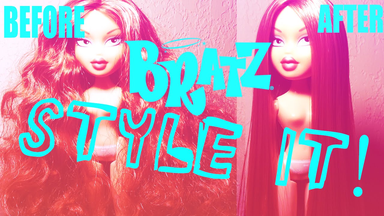 Style It! #1: Bratz Girlz Really Rock Meygan's Flat Iron Makeover!