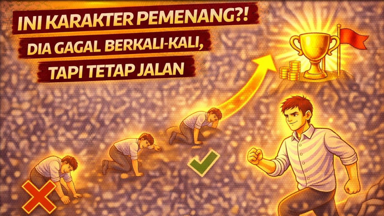 Teruslah Berjuang! Dia Gagal Berkali-kali, Tapi Tetap Jalan. Motivasi Hidup Sukses