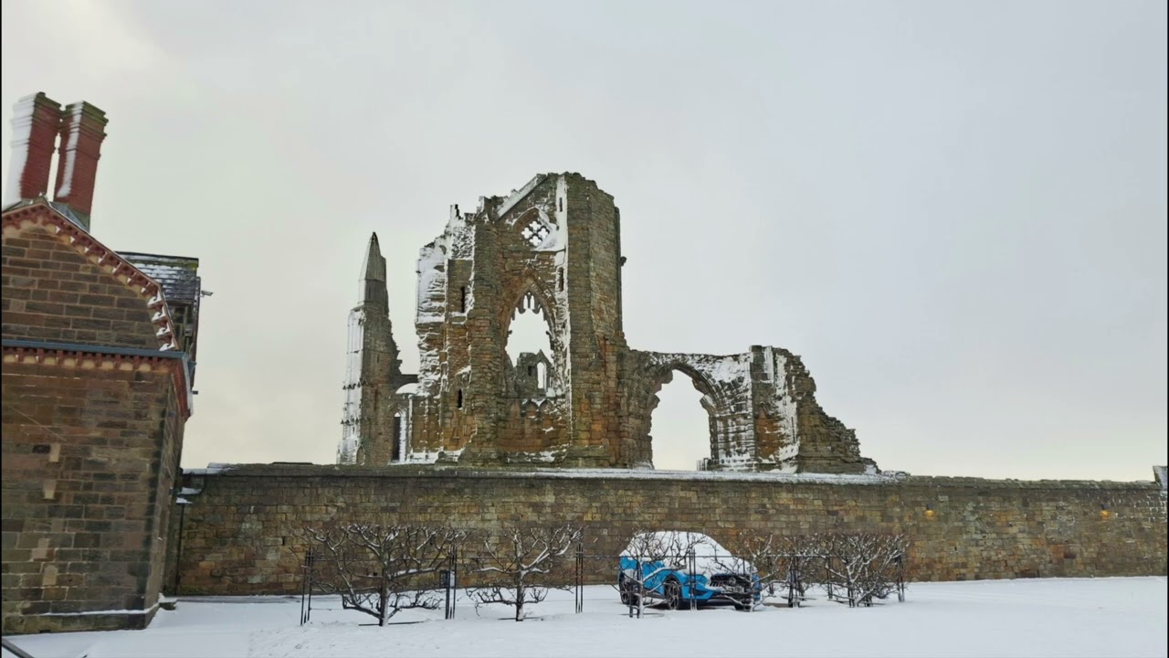 Whitby in the Snow