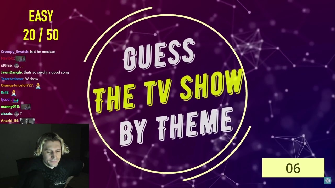 xQc Guesses The TV Show By Theme