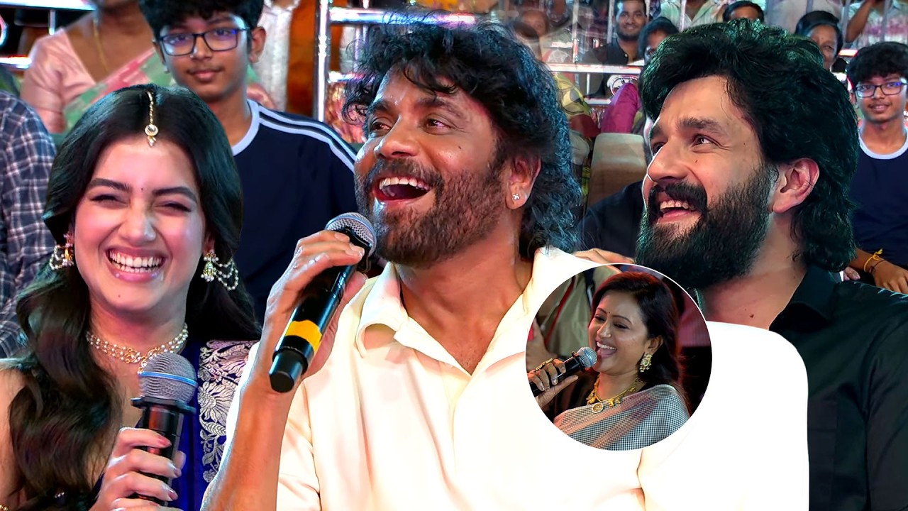 Akhil, Nagarjuna, Bhagyashri Borse Fun Interaction with Suma 😂 | #Lenin Movie Pre-Release Event
