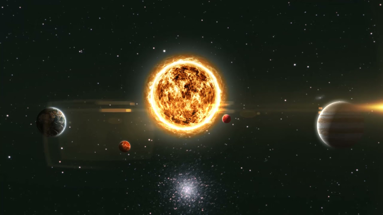 Solar System Stock Footage (Sun)
