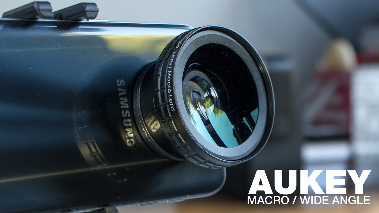 Aukey 2-in-1 Macro & Wide Angle Smartphone / iPhone Camera Lens