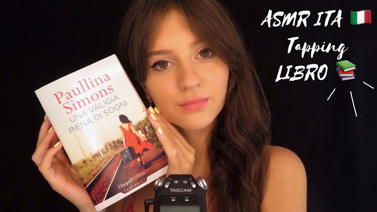 ASMR ITA Triggers LIBRO 📚 Tapping, Scratching, Whisper 😴