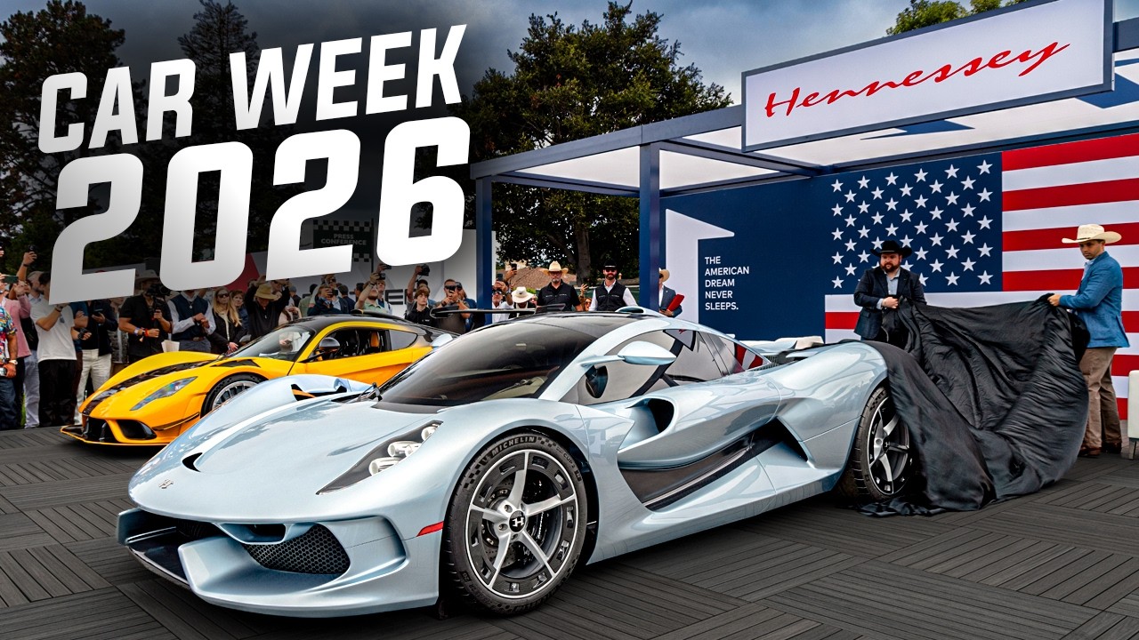Monterey CAR WEEK 2026 | Hennessey Venom GT, Venom F5, and Blackbird