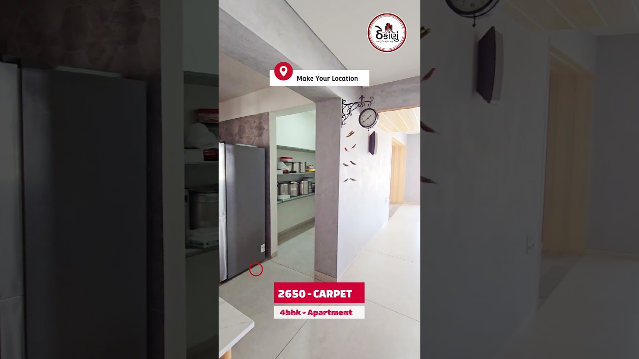 4BHK Apartments( 2650 SQ. FT.) FOR SALE |  Flat for Sale #realestate #home #4bhk