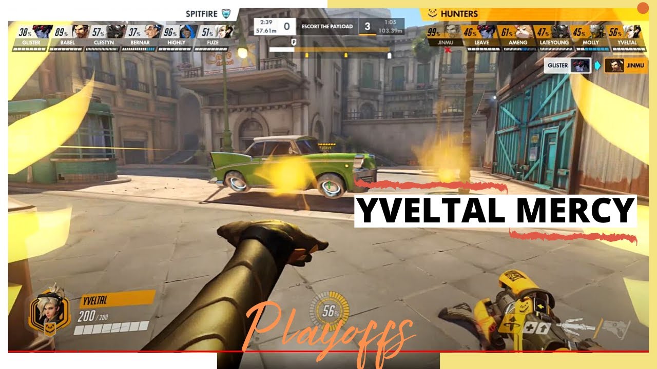 YVELTAL MERCY POV Playoffs | Chengdu Hunters vs London Spitfire | OWL Season 2020
