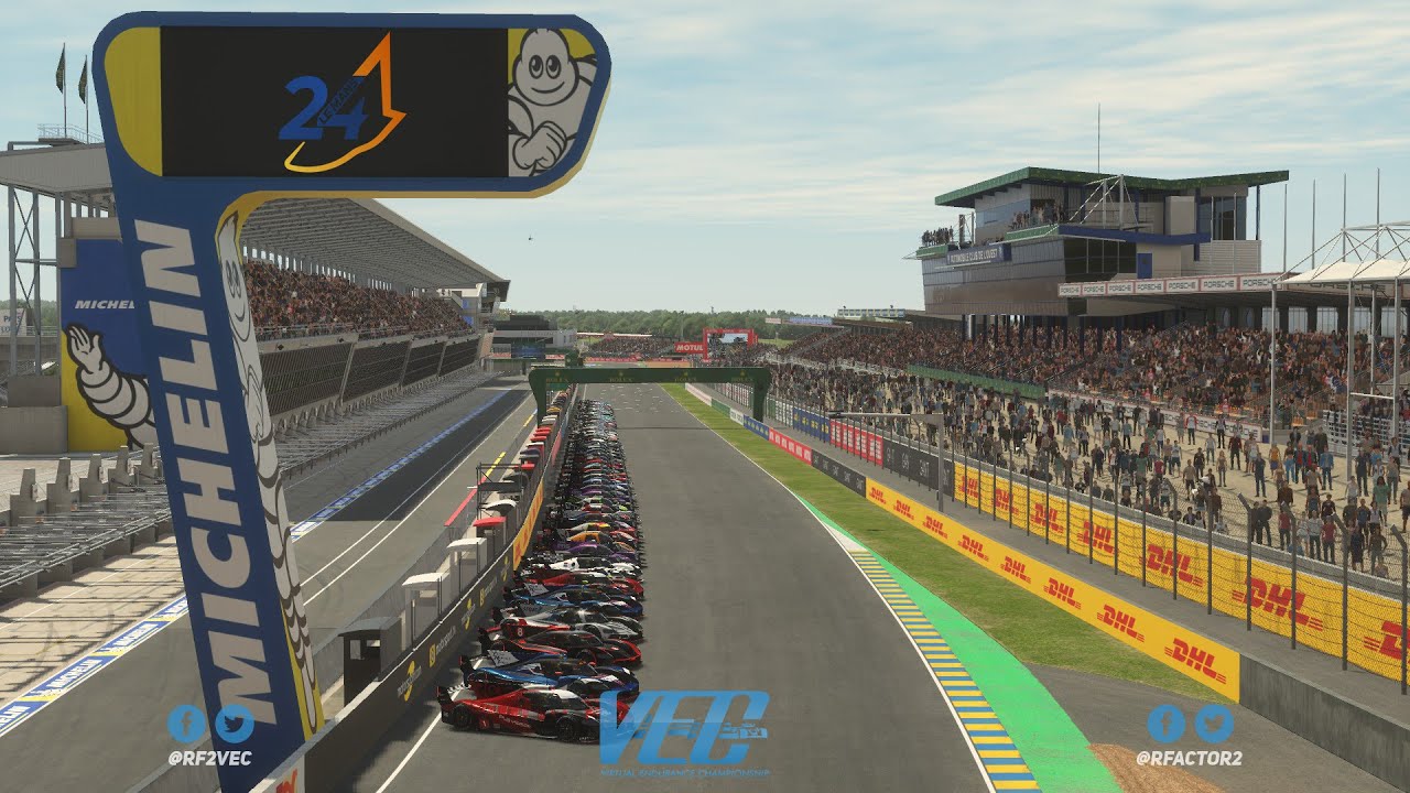 VEC | Season 16 | Race 9 - 24 hours of VEC LeMans (2/3) No commentary | Division 1