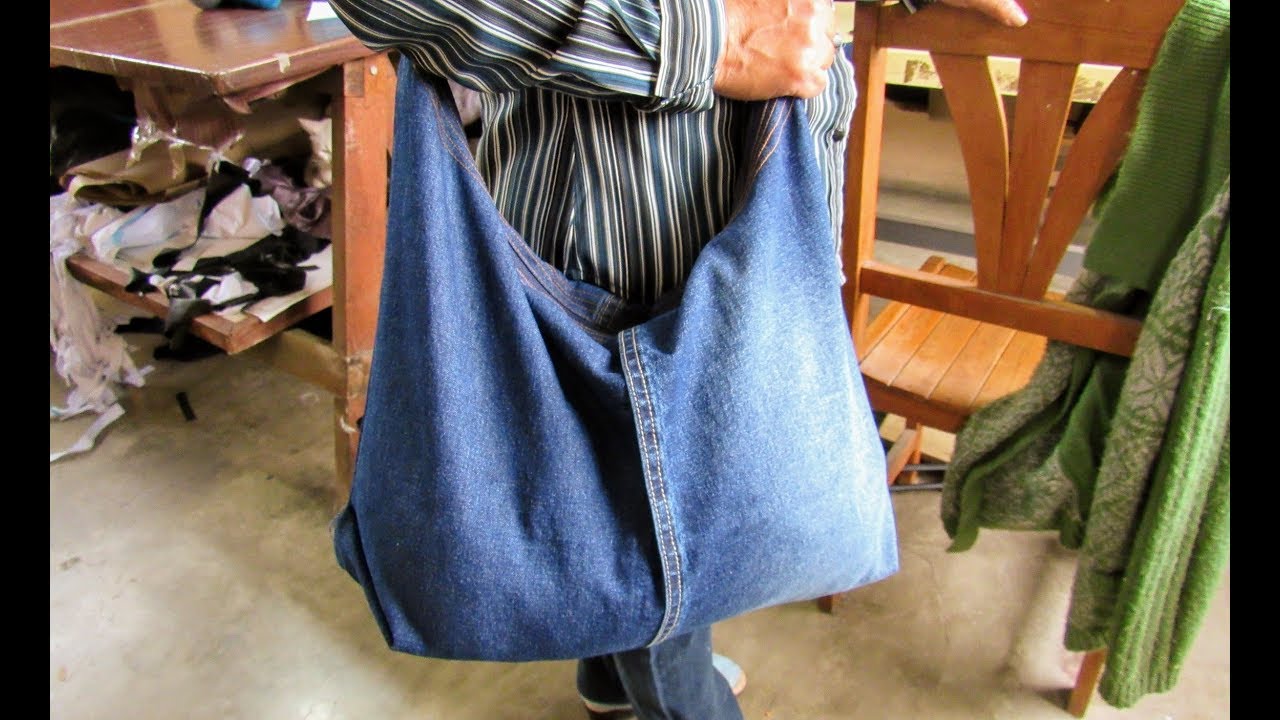 Reciclaje de Jeans: Bols&oacute;n