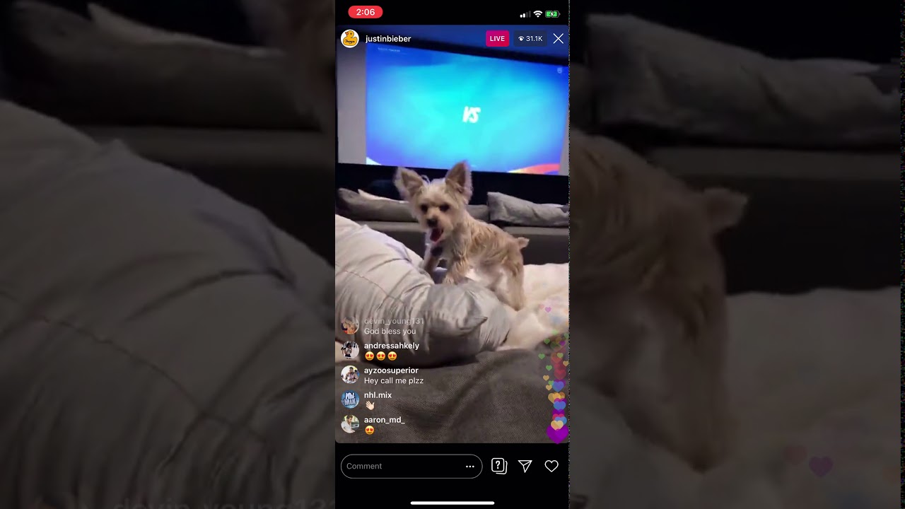 Justin Bieber Instagram Live Part 1 - March 24, 2020