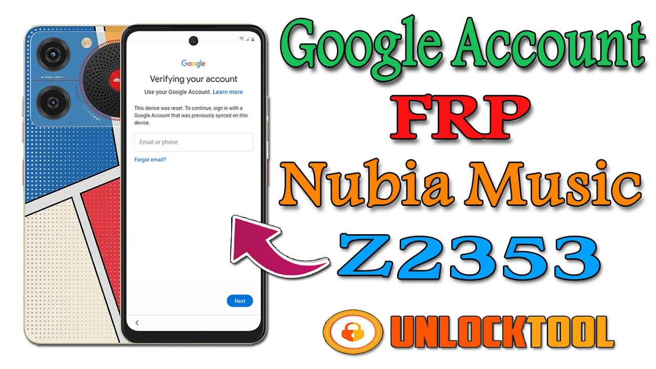 ZTE Nubia Music Z2353 Google Account Bypass By UnlockTool | FRP Nubia Z2353 UnlockTool | FRP Z2353