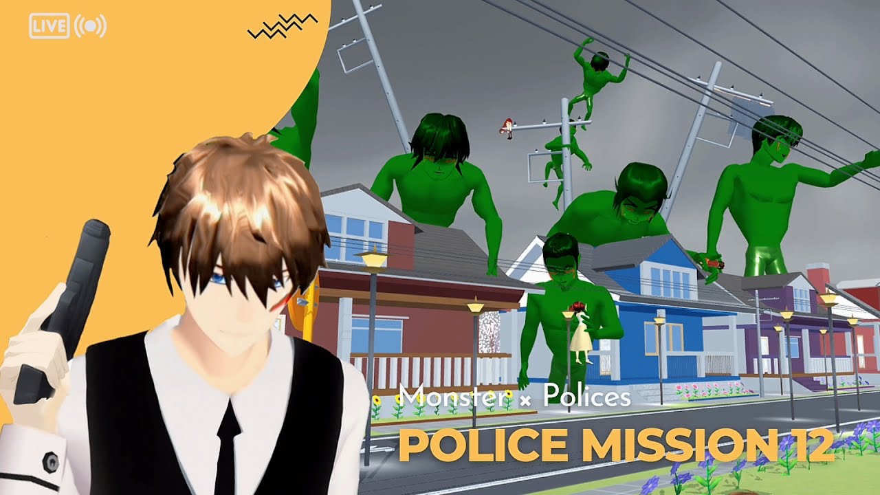Police Mission 12 || NYOKO SAMA || Sakura School Simulator