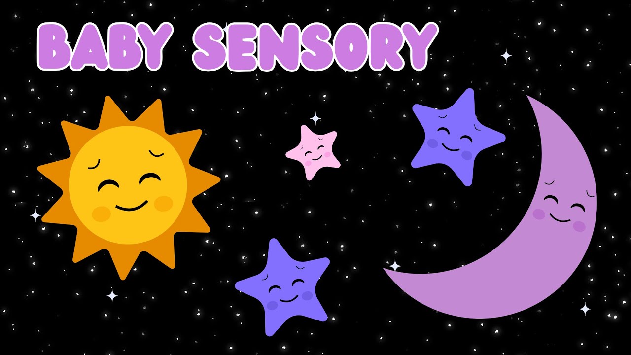 ✨ Baby Moon Sensory – Calming Visuals & Soothing Music for Babies (10 Min Relaxing Video) 🎵