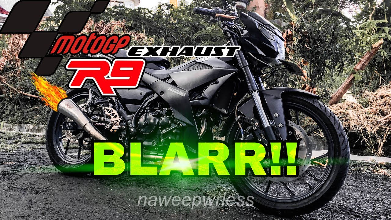R9 GP Exhaust Suzuki Satria Fu Injeksi FuFi Raider 150 Fi MENGGEGELAR!