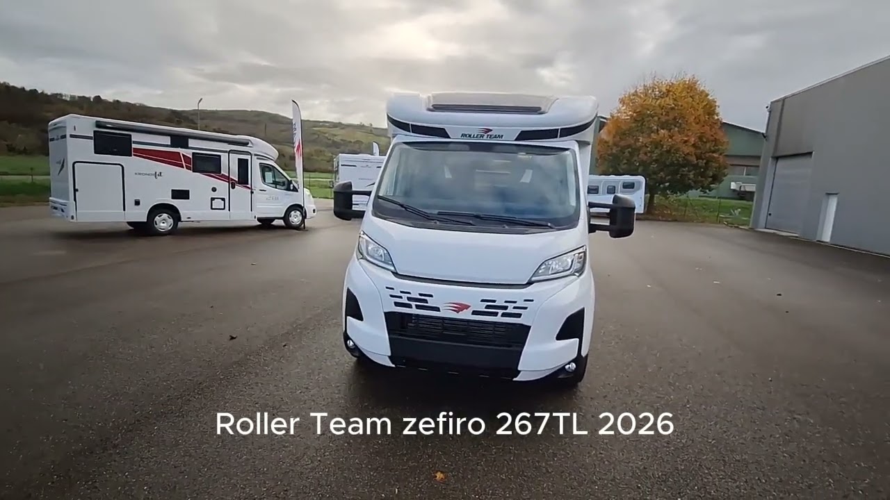 Visite du camping car profilé Roller Team Zefiro 267 TL de 2026