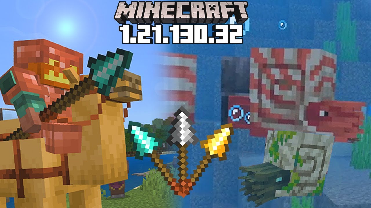 NUEVAS MEJORAS EN LA LANZA Y NAUTILUS   Minecraft bedrock 1.21.130.22