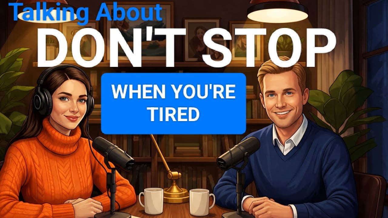 Don’t Stop When You’re Tired | Easy Advance Conversation | English Motivation | English Podcast