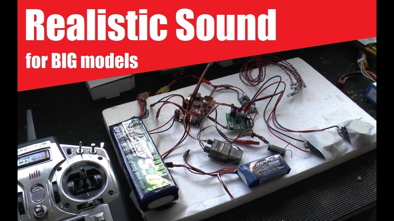 Realistic sound for BIG electric RC models