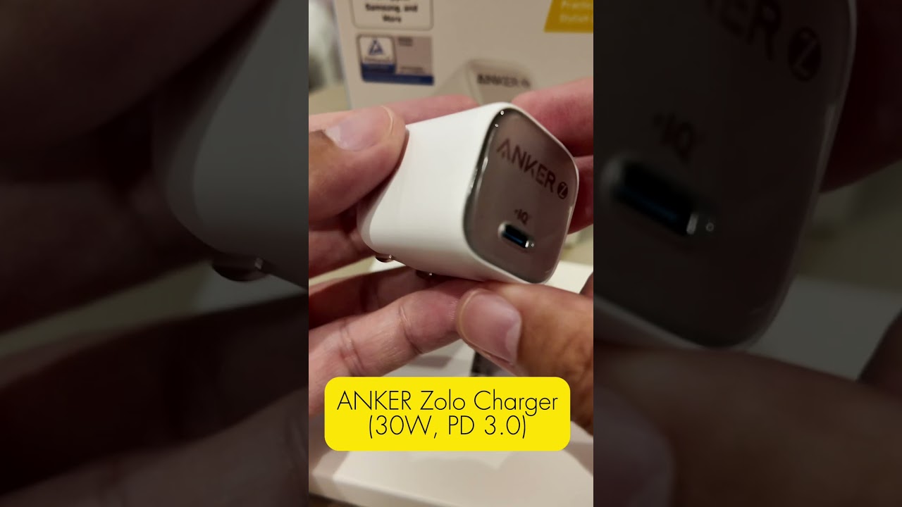 FAST Charging, ANKER Zolo [30W, PD 3.0]