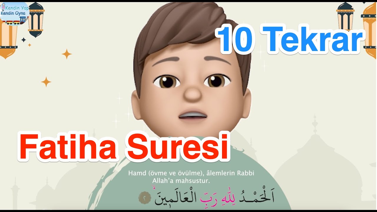 Nurettin'le Fatiha Suresi  / 10 Tekrar / Ezber Dualar