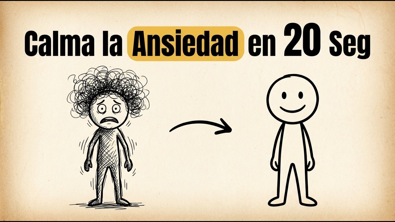 Este Truco de 20 Segundos Calma la Ansiedad al Instante (Hazlo Ahora)