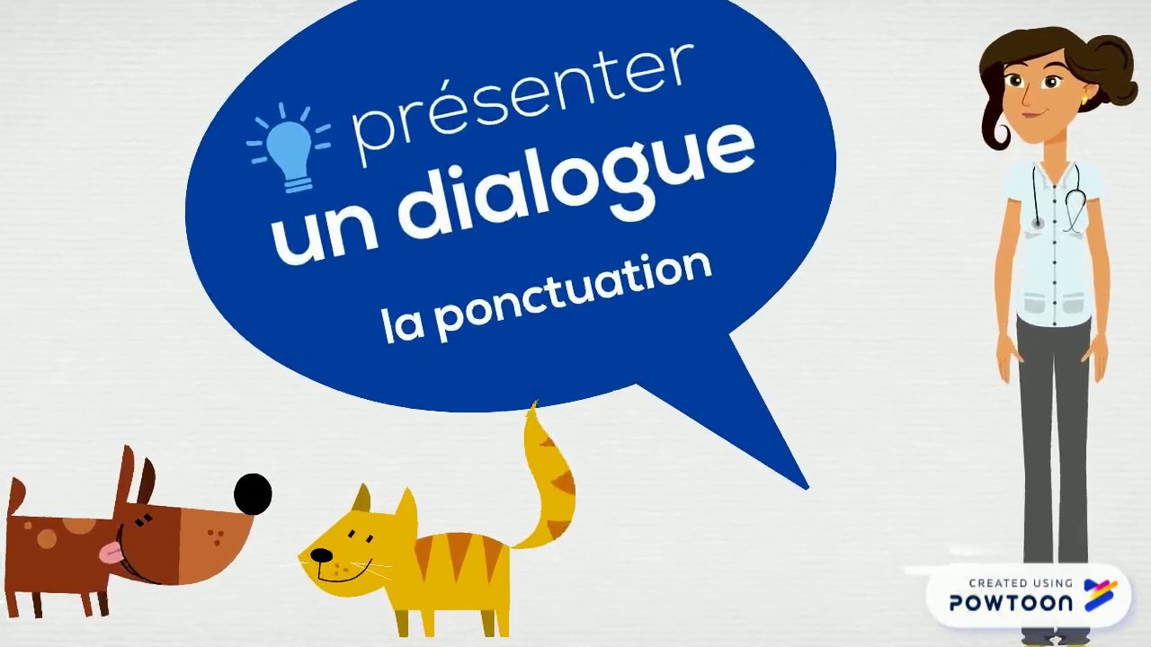 Présenter un dialogue : la ponctuation