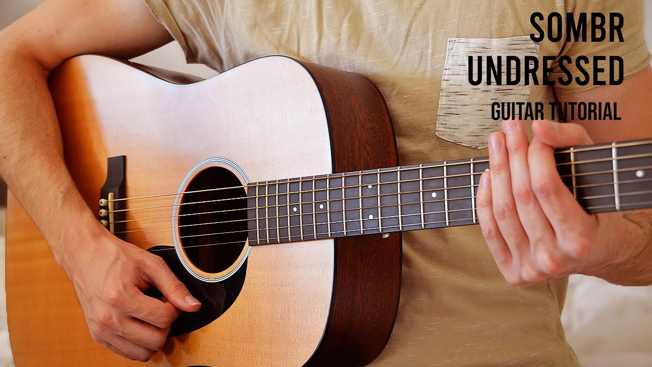 sombr - undressed EASY Guitar Tutorial With Chords