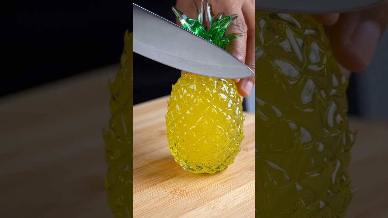 Wait for the sound... 💎✨ #asmr #glassfruit #satisfying #relaxing #viral #shorts #short #reels