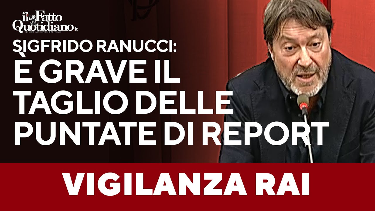 Ranucci in Vigilanza Rai: 