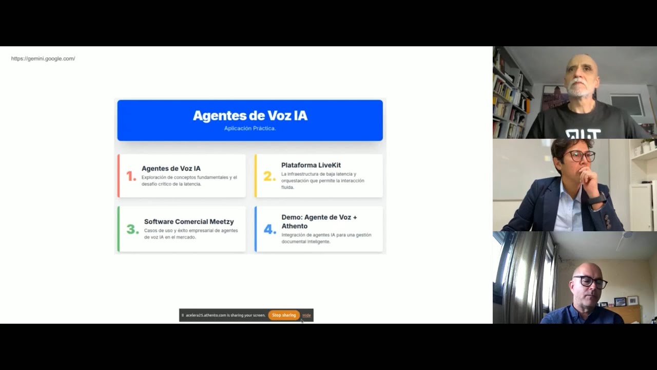 IA de voz: Agente inteligente de voz para atención al cliente e integrado con Athento