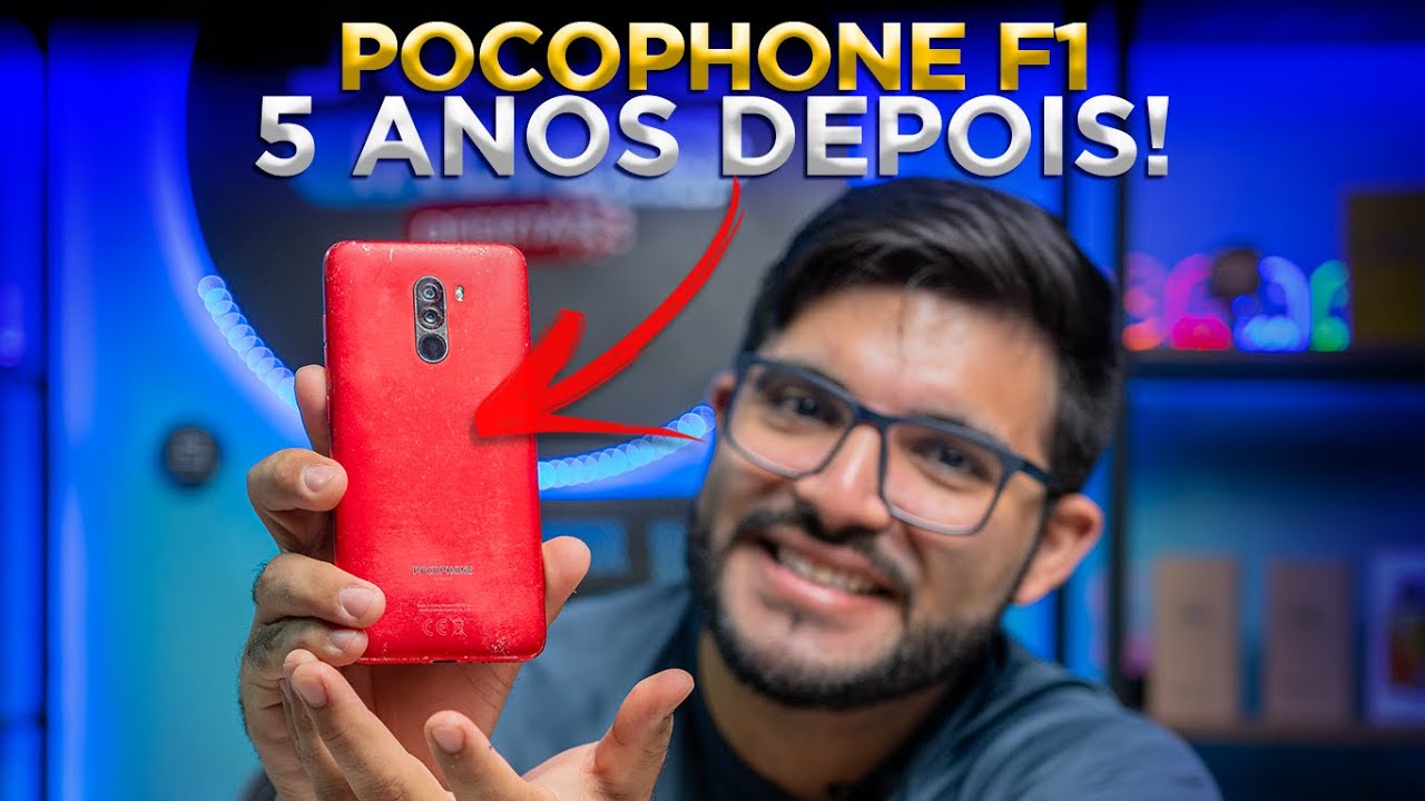 Com ele! Xiaomi Pocophone F1 de 5 anos de uso do meu cunhado! Como fez pra durar tanto?