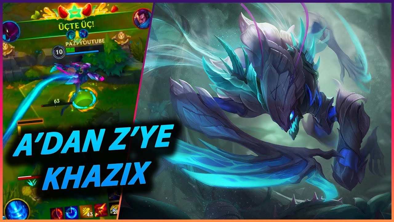 A'DAN Z'YE KHAZIX VS KAYN JUNGLE ÖĞRETİCİ | BEST BUILD - Wild Rift