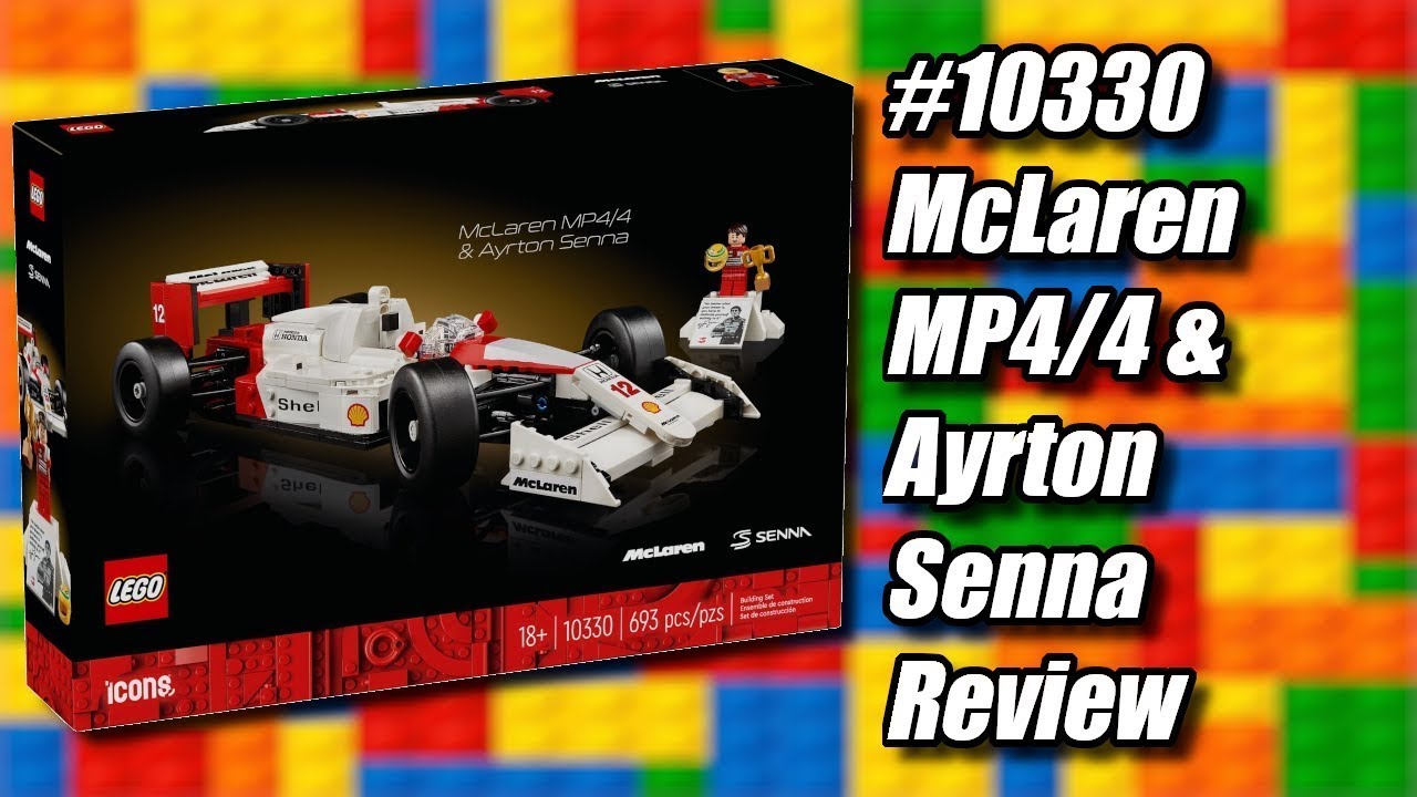 LEGO 10330 McLaren MP4 4 & Ayrton Senna Review 🚗🏁 F1's Greatest Icon Reimagined!