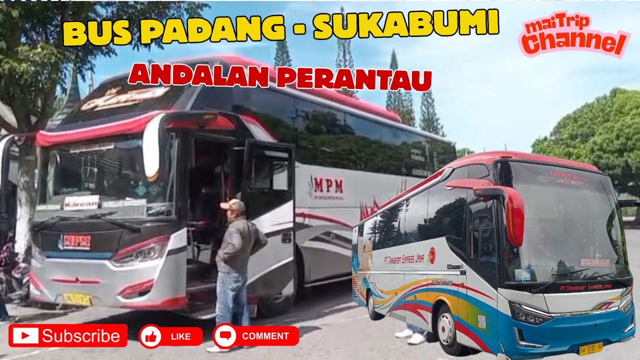 BUS MINANG TRAYEK BARU! TRANSPORT JAYA EXPRESS & MPM LAYANI RUTE PADANG - SUKABUMI